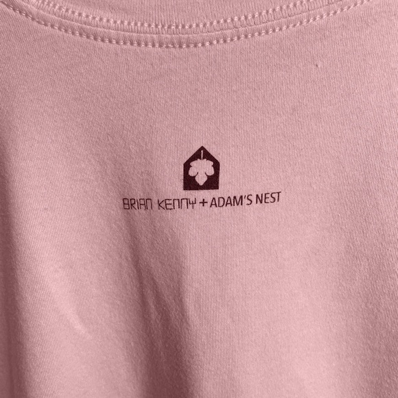 Brian Kenny Love Triangle Black Print T-Shirt S - Picture 4 of 4